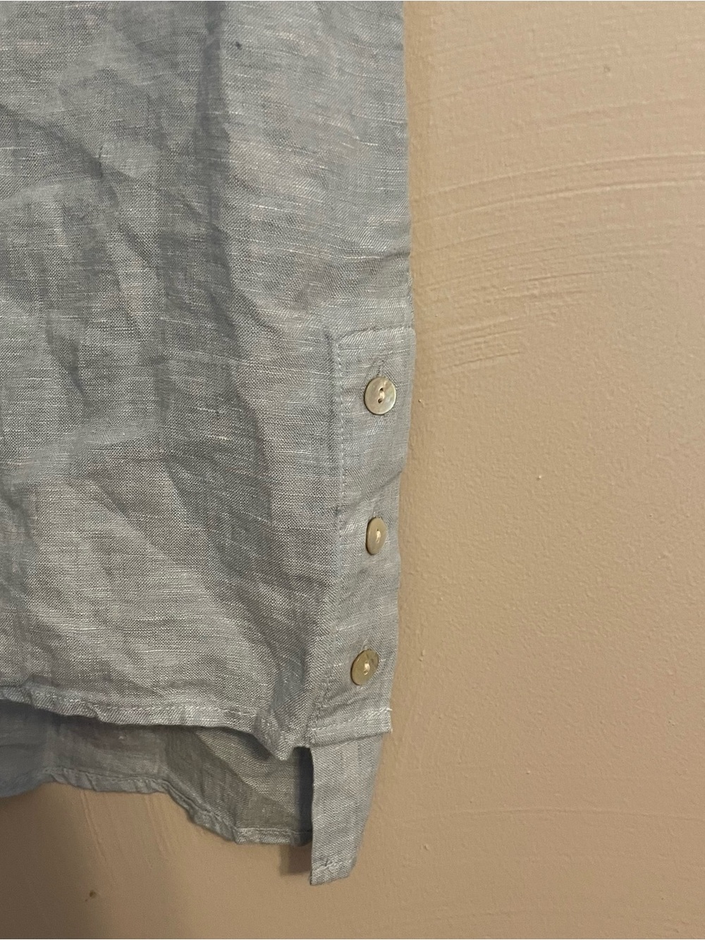Jones New York Women’s 100% Linen Collared Tank Top Size Small NWT - Picture 7 of 7